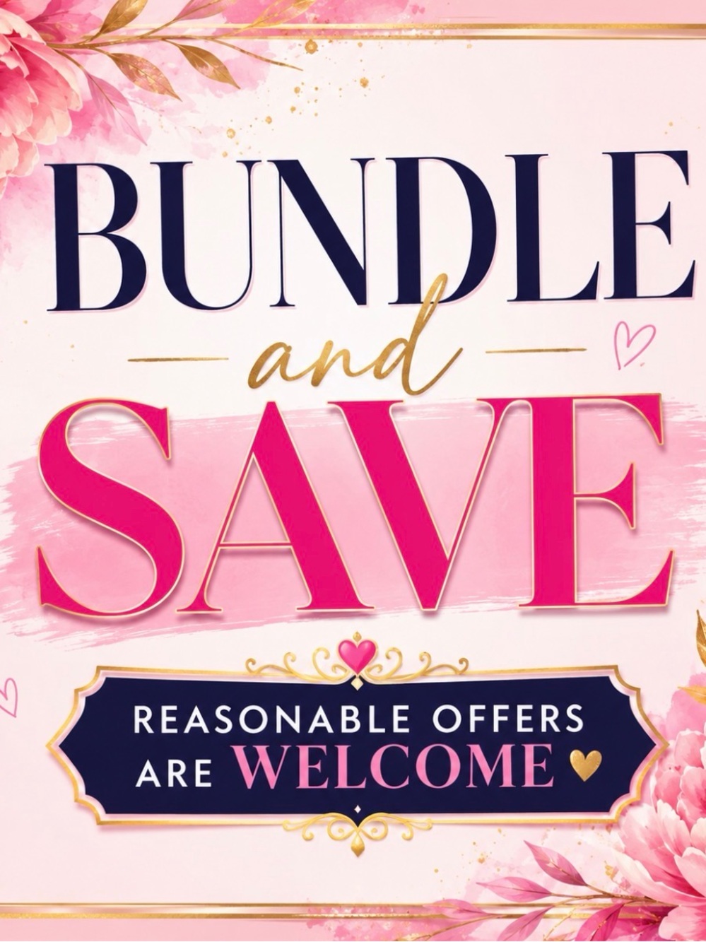 🛍️Bundle and Save🛍️            Reasonable Offers Welcome
